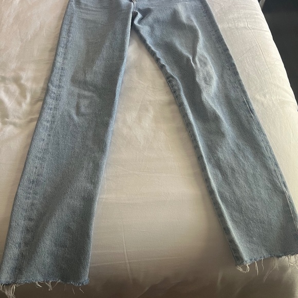 Agolde Criss Cross Straight Jean in Size 25 (equivalent to a US 0). - Picture 4 of 6